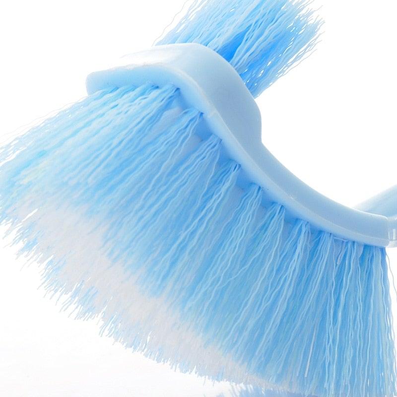 Handheld Toilet Cleaning Brush Household Toilet Cleaning Toilet Stain Powerful Stain Removal Brush Bathroom Accessories  Cleaning Tools For Bathroom Shower Sliding Door Tracks Kitchen Edge Corner Window Cleaning Brush Stevvex