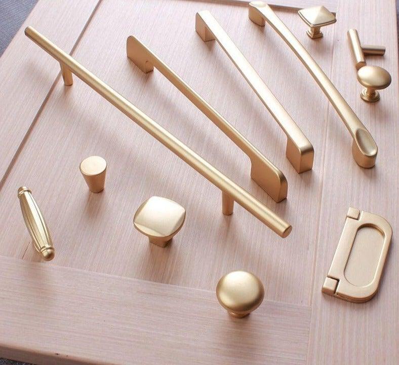 Handles Drawer Cabinet Furniture Kitchen Handles For Cabinet Knob Door Drawer Furniture Kitchen Pearl Golden Simplicity Hardware Pull Handles Modern Style T Bar Kitchen Cabinet Hardware Pulls Stevvex