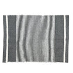 Handloom Ethiopian Striped Placemats Set Artisan Woven Cotton Dining Mats BandsCo Straps