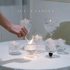 Handmade 3D Iceberg Candle With Candle Wick Jelly Wax Candle Floating Candle Elegant Transparent Iceberg Shape Romantic Party Candles Cute New Design Trendy Home Decor Table Decor Iceberg Shape Candles Stevvex