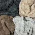 Charcoal Ultra Plush Alpaca Scarf