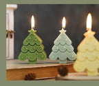 Handmade Creative Christmas Tree Scented Candles Christmas Tree Candles Christmas Gifts For Women Mom Girlfriend Christmas Scented Candles Home Decor Christmas Novelty Scented Candles Seasonal Celebration Candle Decoration Candle Gift