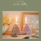 Handmade Creative Christmas Tree Scented Candles Christmas Tree Candles Christmas Gifts For Women Mom Girlfriend Christmas Scented Candles Home Decor Christmas Novelty Scented Candles Seasonal Celebration Candle Decoration Candle Gift