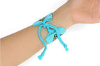 Geometric Beaded Cuff Bracelet Handmade Hmong Tribal Boho Glass Beads BandsCo Straps