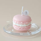 Handmade Lovely Macaron Candle Macaron Candles Scented Candle Cute Handmade Aromatherapy Candles Gifts For Women Home Decor Candle Scented Candles Aromatherapy Wedding Home Decoration Scented Candles INS Shooting Props Stevvex