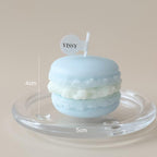 Handmade Lovely Macaron Candle Macaron Candles Scented Candle Cute Handmade Aromatherapy Candles Gifts For Women Home Decor Candle Scented Candles Aromatherapy Wedding Home Decoration Scented Candles INS Shooting Props Stevvex
