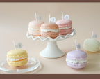 Handmade Lovely Macaron Candle Macaron Candles Scented Candle Cute Handmade Aromatherapy Candles Gifts For Women Home Decor Candle Scented Candles Aromatherapy Wedding Home Decoration Scented Candles INS Shooting Props Stevvex