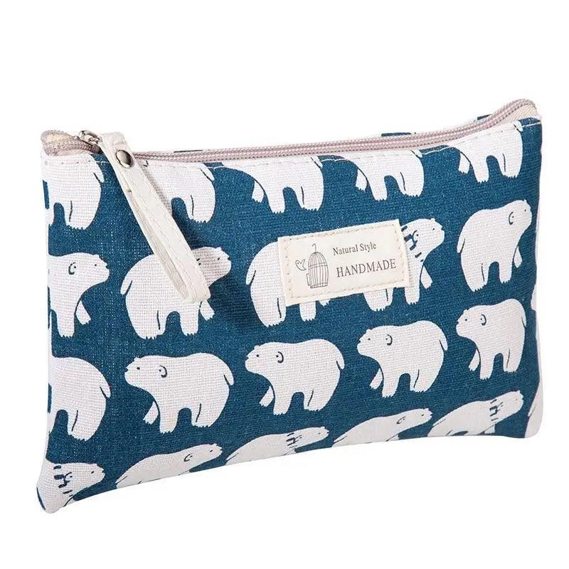 Handmade Retro Pencil Case Large Capacity Stationary Case Cool Stylish Printed Pouch For Office Stevvex