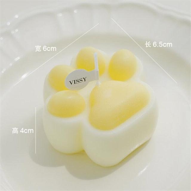 Handmade Scented Candles Creative Teddy Dog Candles Cute Bear Birthday Candles Bear Shaped Cool Candles Scented Funky Candles Aesthetic Candles Birthday Cake Decoration Cake Topper Decor For Baby ShoweAromatherapy Teddy Bear Shape Candle Gift Stevvex