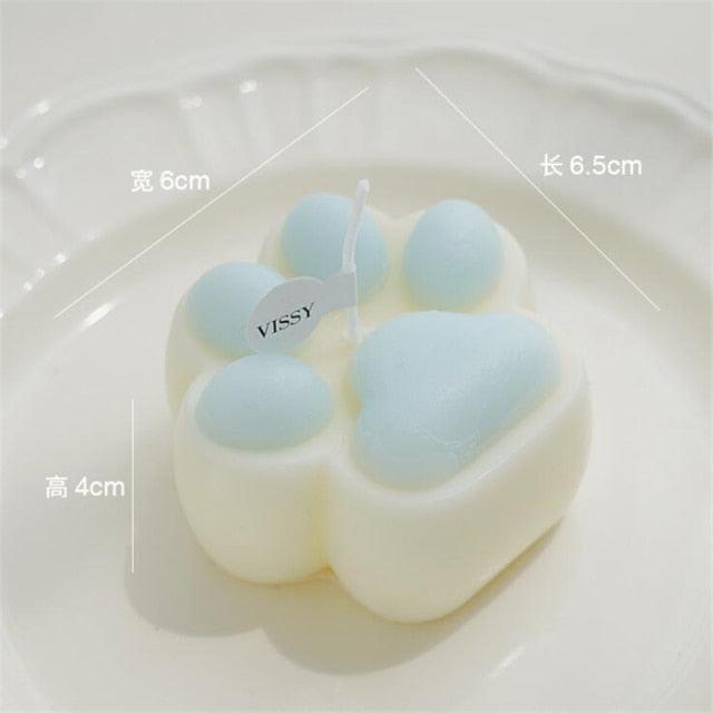 Handmade Scented Candles Creative Teddy Dog Candles Cute Bear Birthday Candles Bear Shaped Cool Candles Scented Funky Candles Aesthetic Candles Birthday Cake Decoration Cake Topper Decor For Baby ShoweAromatherapy Teddy Bear Shape Candle Gift Stevvex