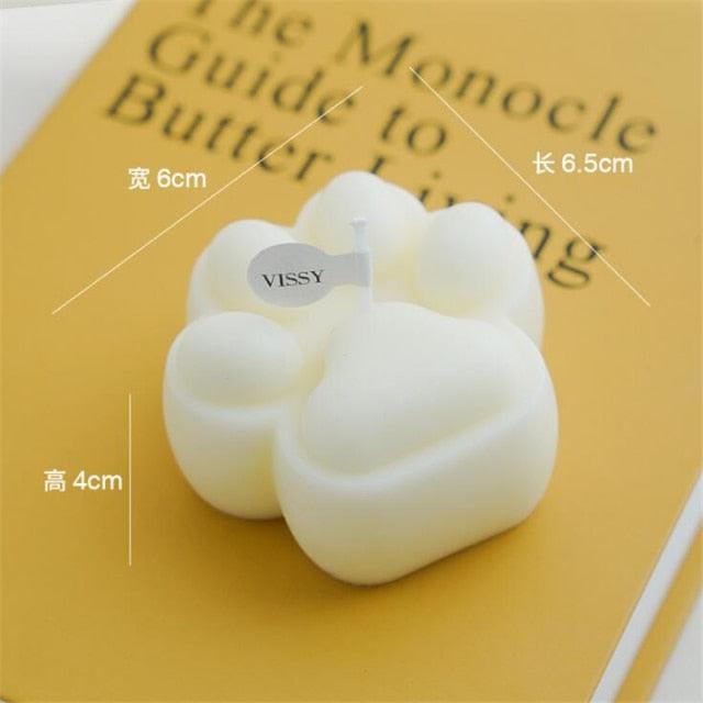 Handmade Scented Candles Creative Teddy Dog Candles Cute Bear Birthday Candles Bear Shaped Cool Candles Scented Funky Candles Aesthetic Candles Birthday Cake Decoration Cake Topper Decor For Baby ShoweAromatherapy Teddy Bear Shape Candle Gift Stevvex