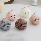 Handmade Scented Candles Creative Teddy Dog Candles Cute Bear Birthday Candles Bear Shaped Cool Candles Scented Funky Candles Aesthetic Candles Birthday Cake Decoration Cake Topper Decor For Baby ShoweAromatherapy Teddy Bear Shape Candle Gift Stevvex