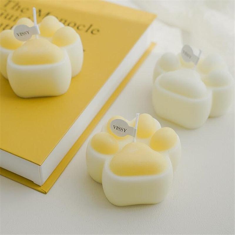 Handmade Scented Candles Creative Teddy Dog Candles Cute Bear Birthday Candles Bear Shaped Cool Candles Scented Funky Candles Aesthetic Candles Birthday Cake Decoration Cake Topper Decor For Baby ShoweAromatherapy Teddy Bear Shape Candle Gift Stevvex