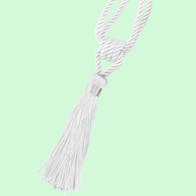 Handmade Tassel Curtain Tieback Room Accessories Gold Curtain Buckle Rope Home Decoration Holdback Window Fringe Curtain Tiebacks Hand-Woven Holdbacks Home Decorative Tassels Tiebacks Stevvex