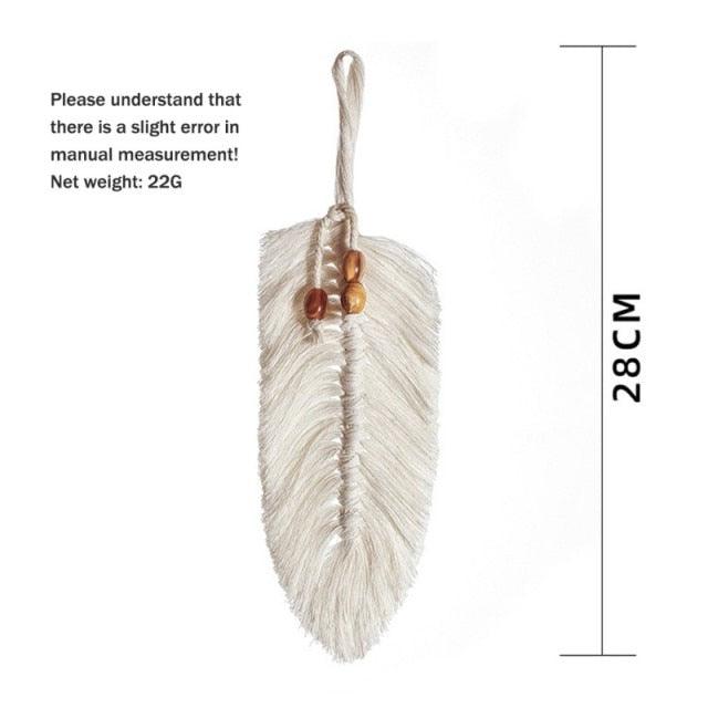 Handmade Wall Art Home Wall Decor Woven Hanging Tapestry Tassel Wind Chimes Wall Hanging Ornaments  Hand Macrame Wall  For Wall Wedding Living Room Gallery Patio Apartment Yard Decor Stevvex