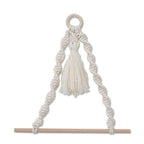 Handmade Wall Art Home Wall Decor Woven Hanging Tapestry Tassel Wind Chimes Wall Hanging Ornaments  Hand Macrame Wall  For Wall Wedding Living Room Gallery Patio Apartment Yard Decor Stevvex