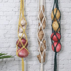 Handmade Wall Art Home Wall Decor Woven Hanging Tapestry Tassel Wind Chimes Wall Hanging Ornaments  Hand Macrame Wall  For Wall Wedding Living Room Gallery Patio Apartment Yard Decor Stevvex
