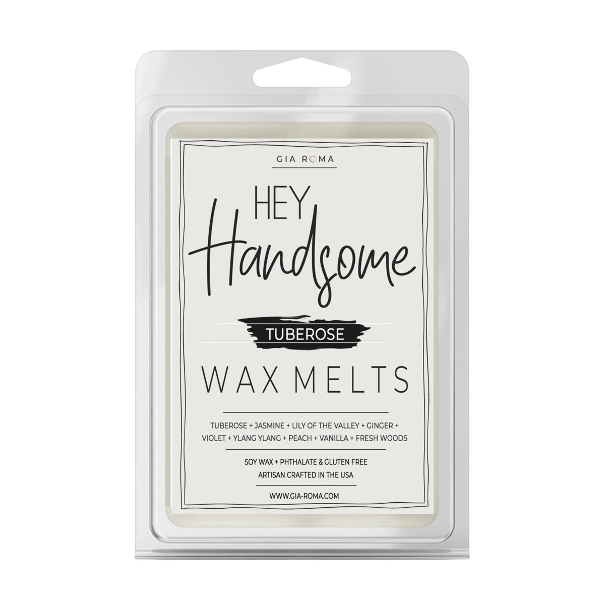 Tuberose Soy Wax Melts Premium USA Made Mens Favorite Romantic Floral Scent For Bedroom Gift