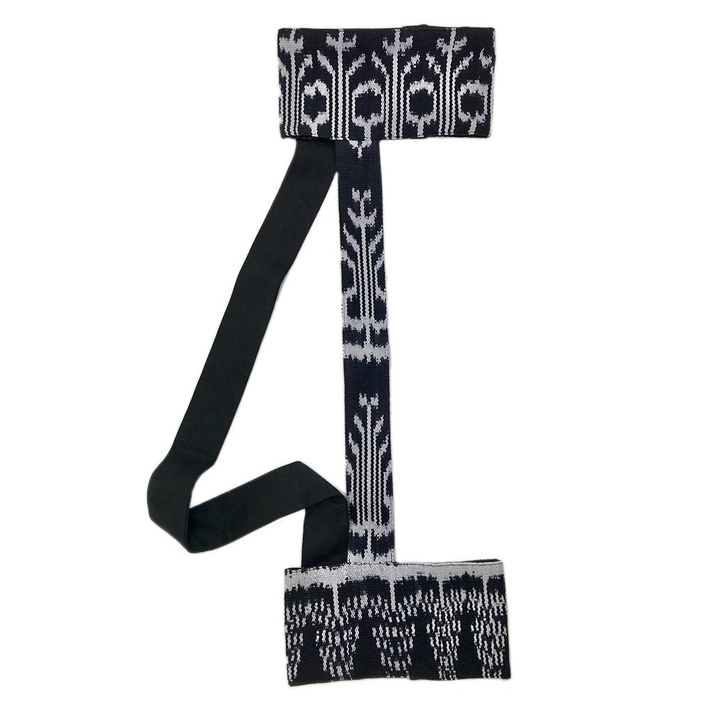 Handwoven Backstrap Yoga Mat Sling - Tribal Guatemalan Design, Lightweight BandsCo Straps
