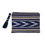 Ikat Backstrap Clutch Handwoven Guatemalan Tribal Weave Foldover Coin Purse BandsCo Straps