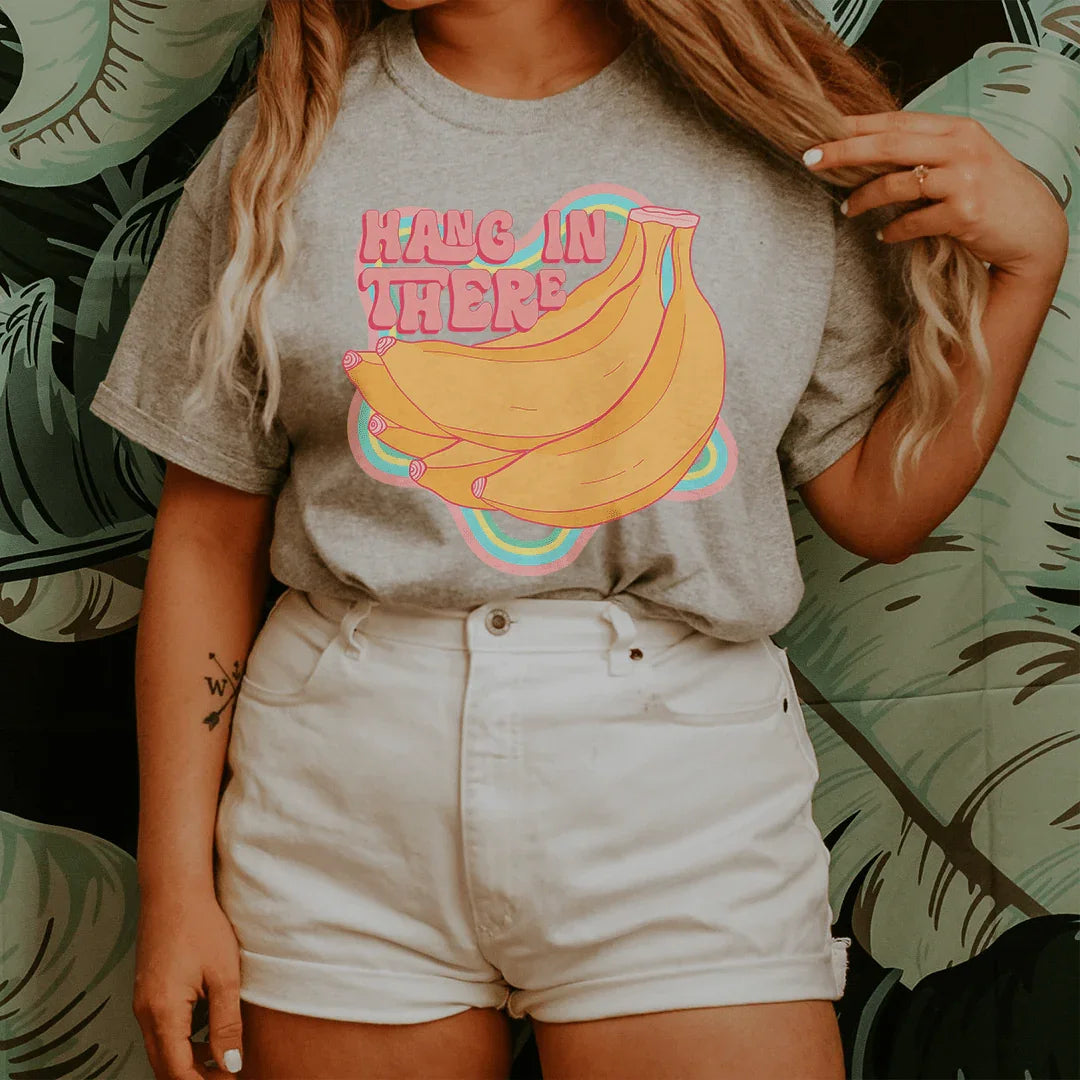 Hang In There Tee Peachy Sunday