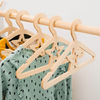 Pack of 10 Kid's Wooden Hangers - SJB-DIAMOND ELITES