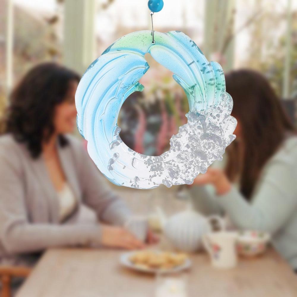 Hanging Decorations Ocean Sun-catcher Acrylic Wind Chimes Art Living Decoration Craft Gift Handmade Garden Wind Chimes For Patio & Terrace Best Metal Musical Wind-chime Outdoor & Home Decoration Stevvex