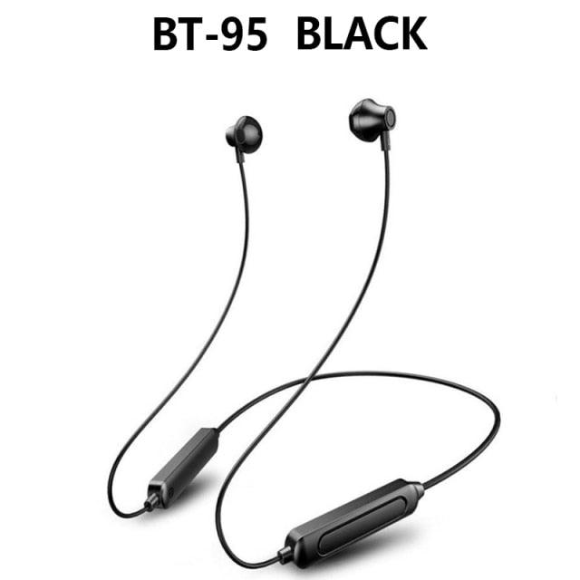 Hanging Neck Bluetooth 5.0 Wireless Sports Headset Ear Headset Bluetooth Headphones Earbuds Earphone With Microphone For Bluetooth Over Ear Headphones, Wireless 5.0/Wired Headset, 55Hrs Playtime, Hi-Fi Stereo Deep Bass, Soft Earmuffs & Light Weight Stevvex