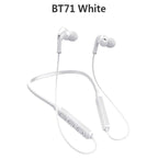 Hanging Neck Bluetooth 5.0 Wireless Sports Headset Ear Headset Bluetooth Headphones Earbuds Earphone With Microphone For Bluetooth Over Ear Headphones, Wireless 5.0/Wired Headset, 55Hrs Playtime, Hi-Fi Stereo Deep Bass, Soft Earmuffs & Light Weight Stevvex