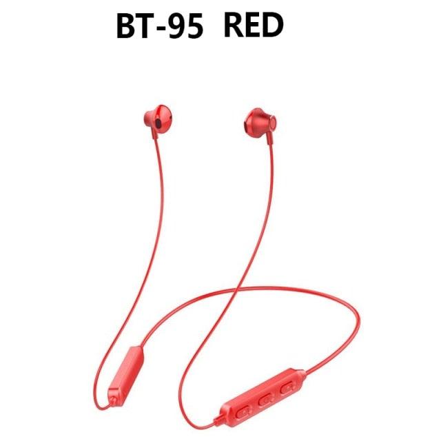 Hanging Neck Bluetooth 5.0 Wireless Sports Headset Ear Headset Bluetooth Headphones Earbuds Earphone With Microphone For Bluetooth Over Ear Headphones, Wireless 5.0/Wired Headset, 55Hrs Playtime, Hi-Fi Stereo Deep Bass, Soft Earmuffs & Light Weight Stevvex