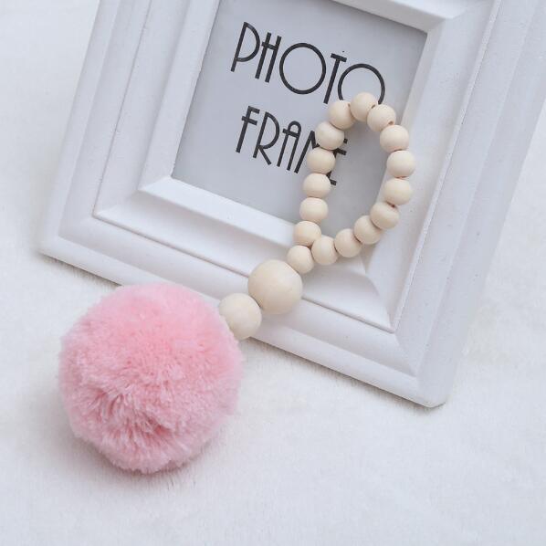 Hanging Nordic Wooden Beads Ornament Double Star Moon Kids Room Decoration Baby Crib Tent Hanging Pendant Wall Decor Photography Props Baby Mobile For Crib Moon and Stars Baby Nursery Ceiling Crib Mobile Kids Room Hanging Decor Stevvex