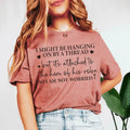 Hanging On By A Thread Tee Peachy Sunday