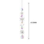 Hanging Sun Catcher Moon Light With Chain Pendant Ornament Crystal Balls  Catcher Wind-chime Rainbow Maker Crystal Hanging  Window Curtain Chandelier Outdoor Garden Home Decor Christmas Day Party Wedding Decoration Stevvex