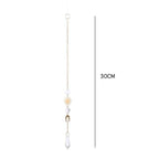 Hanging Sun Catcher Moon Light With Chain Pendant Ornament Crystal Balls  Catcher Wind-chime Rainbow Maker Crystal Hanging  Window Curtain Chandelier Outdoor Garden Home Decor Christmas Day Party Wedding Decoration Stevvex