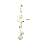 Hanging Sun Catcher Moon Light With Chain Pendant Ornament Crystal Balls  Catcher Wind-chime Rainbow Maker Crystal Hanging  Window Curtain Chandelier Outdoor Garden Home Decor Christmas Day Party Wedding Decoration Stevvex