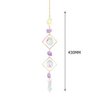 Hanging Sun Catcher Moon Light With Chain Pendant Ornament Crystal Balls  Catcher Wind-chime Rainbow Maker Crystal Hanging  Window Curtain Chandelier Outdoor Garden Home Decor Christmas Day Party Wedding Decoration Stevvex