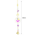 Hanging Sun Catcher Moon Light With Chain Pendant Ornament Crystal Balls  Catcher Wind-chime Rainbow Maker Crystal Hanging  Window Curtain Chandelier Outdoor Garden Home Decor Christmas Day Party Wedding Decoration Stevvex