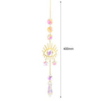 Hanging Sun Catcher Moon Light With Chain Pendant Ornament Crystal Balls  Catcher Wind-chime Rainbow Maker Crystal Hanging  Window Curtain Chandelier Outdoor Garden Home Decor Christmas Day Party Wedding Decoration Stevvex