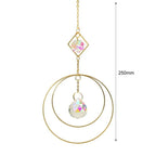 Hanging Sun Catcher Moon Light With Chain Pendant Ornament Crystal Balls  Catcher Wind-chime Rainbow Maker Crystal Hanging  Window Curtain Chandelier Outdoor Garden Home Decor Christmas Day Party Wedding Decoration Stevvex
