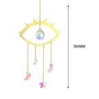 Hanging Sun Catcher Moon Light With Chain Pendant Ornament Crystal Balls  Catcher Wind-chime Rainbow Maker Crystal Hanging  Window Curtain Chandelier Outdoor Garden Home Decor Christmas Day Party Wedding Decoration Stevvex