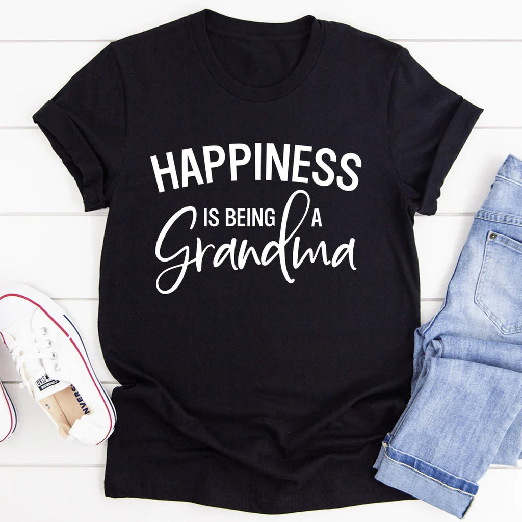 Happiness Is Being A Grandma Tee - SJB-DIAMOND ELITES