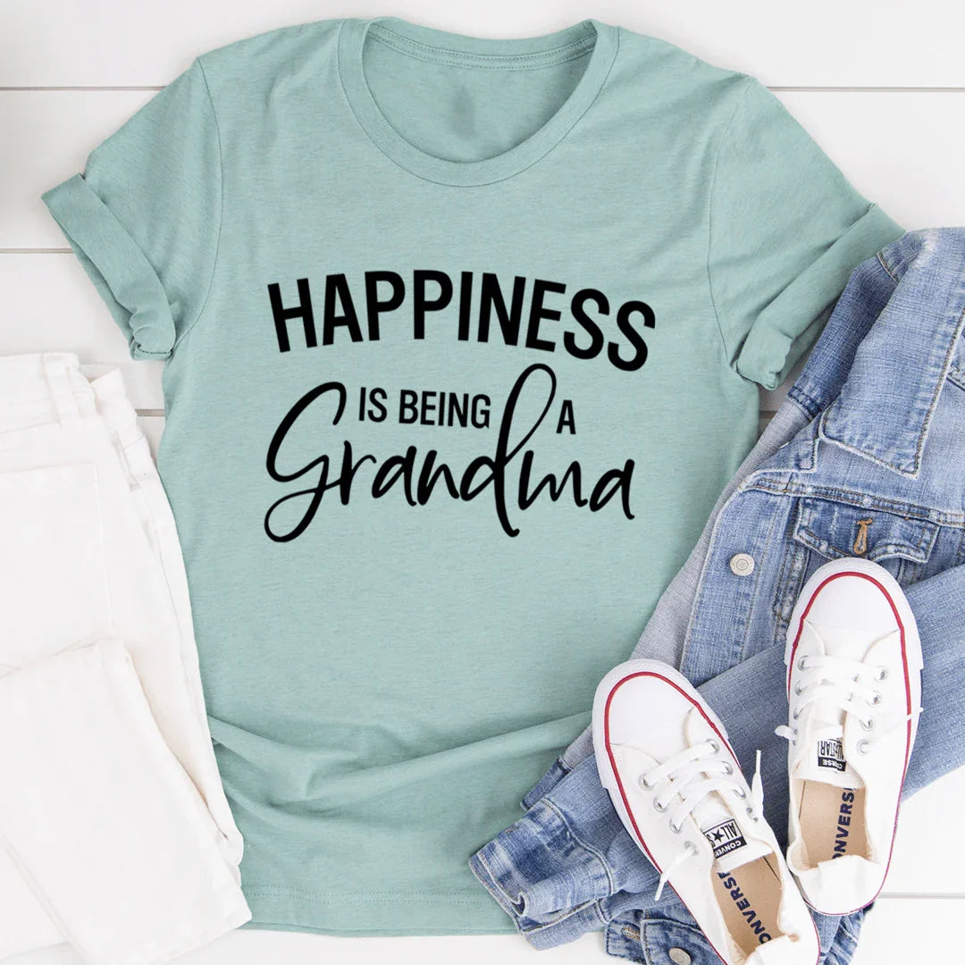 Happiness Is Being A Grandma Tee - SJB-DIAMOND ELITES