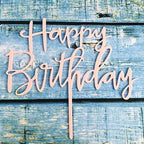 Happy Birthday Cake Topper Gold Cake Topper Acrylic Cake Topper Happy Birthday Cake Topper Cake Decoration Acrylic Letter Cake Toppers Party Supplies Happy Birthday Black Cake Decorations Stevvex