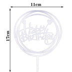 Happy Birthday Cake Topper Gold Cake Topper Acrylic Cake Topper Happy Birthday Cake Topper Cake Decoration Acrylic Letter Cake Toppers Party Supplies Happy Birthday Black Cake Decorations Stevvex