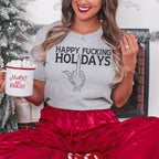 Happy Holidays Tee Peachy Sunday