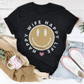 Happy Wife Happy Life Tee Peachy Sunday