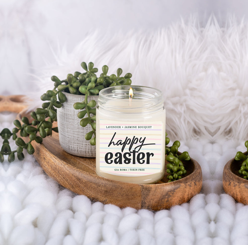 Lavender Jasmine Bouquet Easter Scented Floral Arrangement Calming Aroma BandsCo Straps