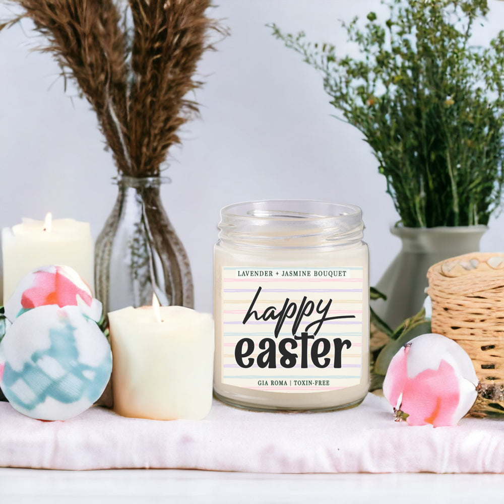 Lavender Jasmine Bouquet Easter Scented Floral Arrangement Calming Aroma BandsCo Straps