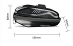Hard Shell Bicycle Bag Waterproof Cycling Road Bike Tool Bag Night Reflective Bag Bike Accessories Bike Bag Bicycle Bag Under Hard Shell Bike Seat Bag with Silver Reflective Strip Bike Bag For Mountain Road Bike Stevvex