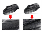 Hard Shell Bicycle Bag Waterproof Cycling Road Bike Tool Bag Night Reflective Bag Bike Accessories Bike Bag Bicycle Bag Under Hard Shell Bike Seat Bag with Silver Reflective Strip Bike Bag For Mountain Road Bike Stevvex